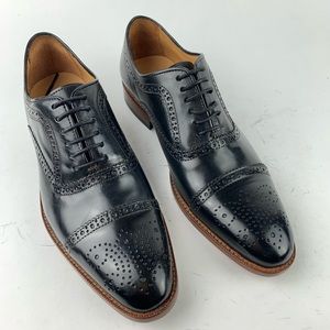 Bass Cap Toe Oxfords Black Men’s Sz 8